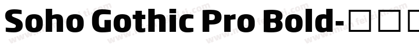 Soho Gothic Pro Bold字体转换